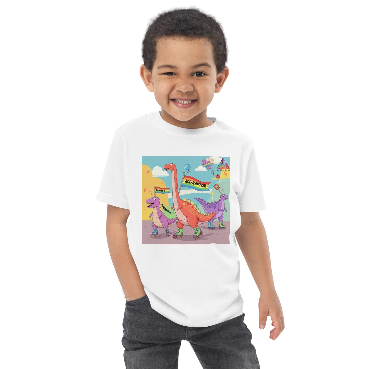 PRISM Rollin' Pride Dinos-queer-kids-fashion