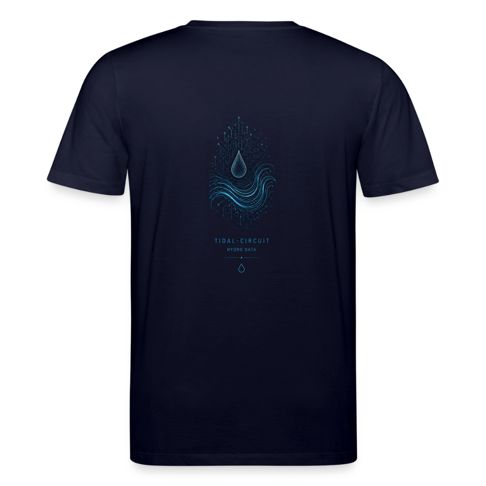 PRISM // TIDAL-CIRCUIT – Premium Bio-Shirt - Navy