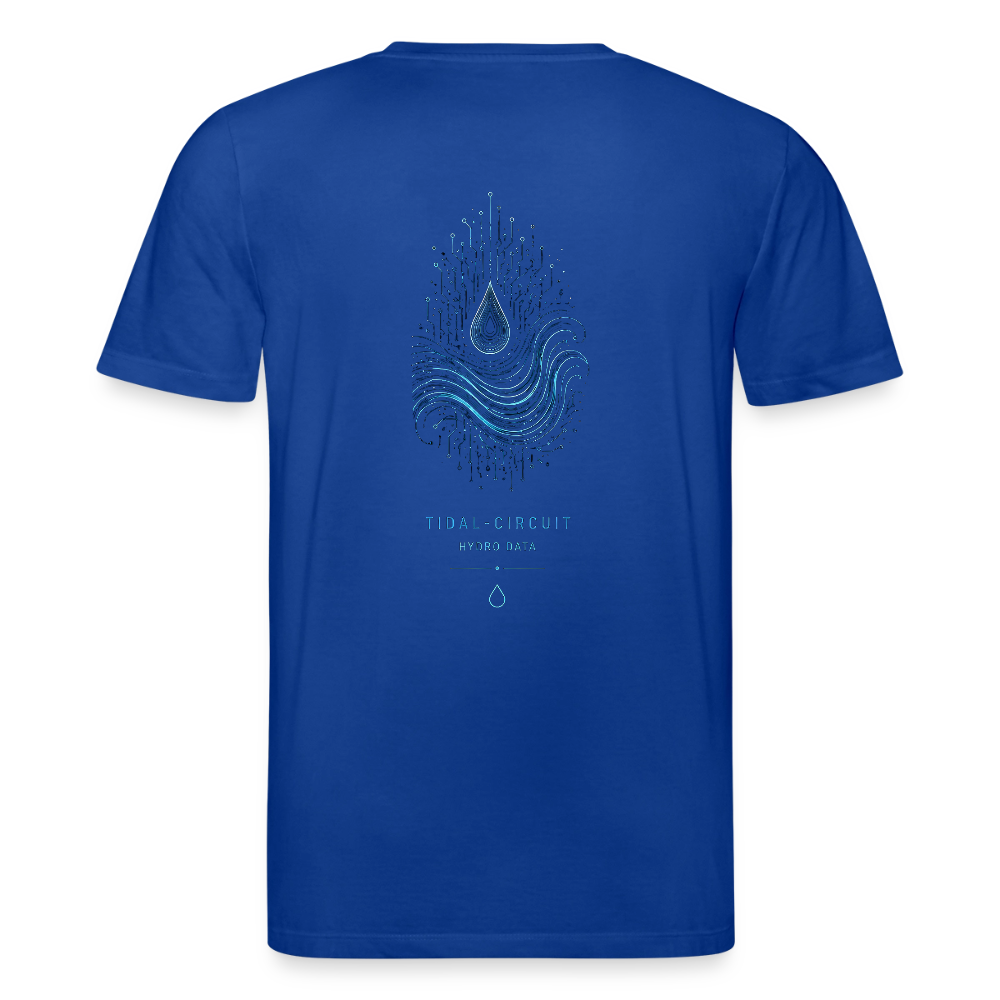PRISM // TIDAL-CIRCUIT – Premium Bio-Shirt - Dunkelblau