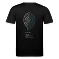 PRISM // CYAN-SHELL – Premium Bio-Shirt - Schwarz