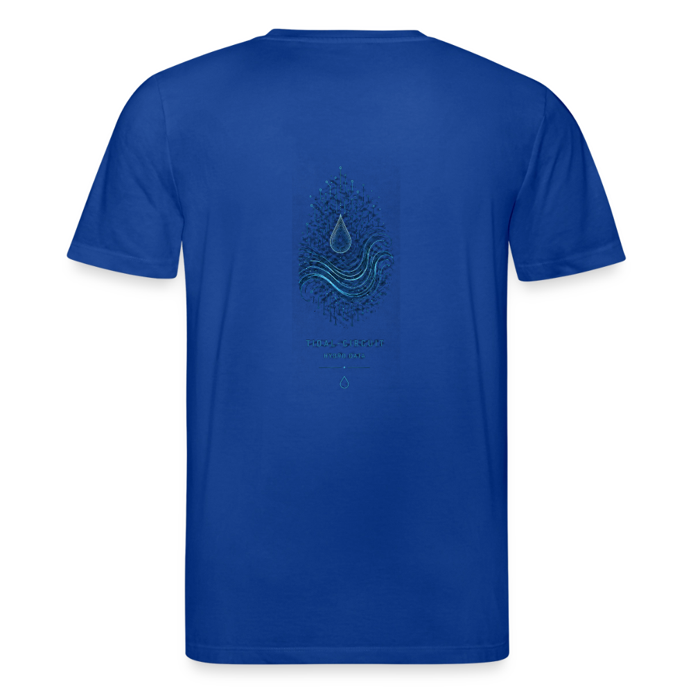 PRISM // TIDAL-CIRCUIT – Premium Bio-Shirt - Dunkelblau