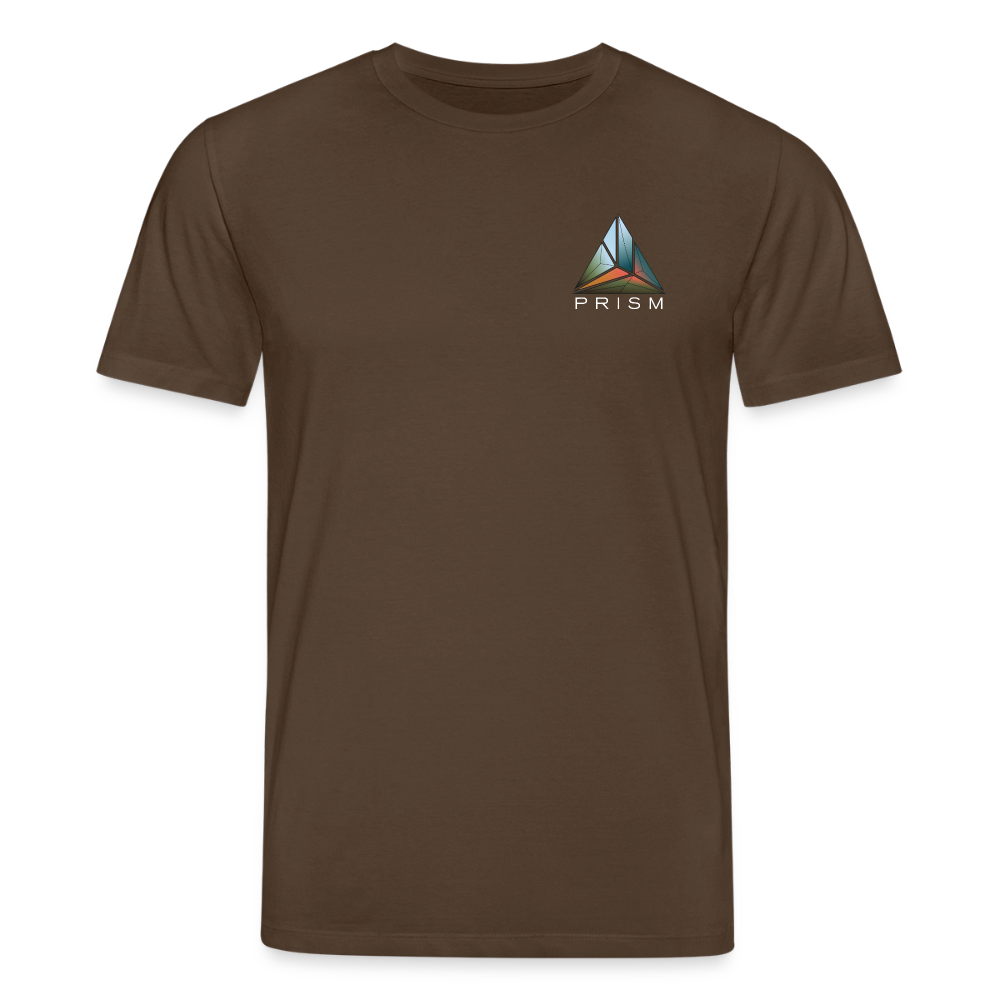 PRISM // ROOT-NODE – Premium Bio-Shirt - Dunkelbraun