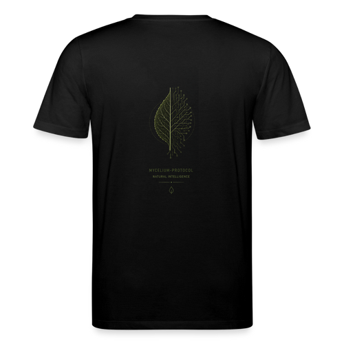 PRISM // MYCELIUM-PROTOCOL – Premium Bio-Shirt - Schwarz