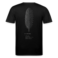 PRISM // AERO-WING – Premium Bio-Shirt - Schwarz