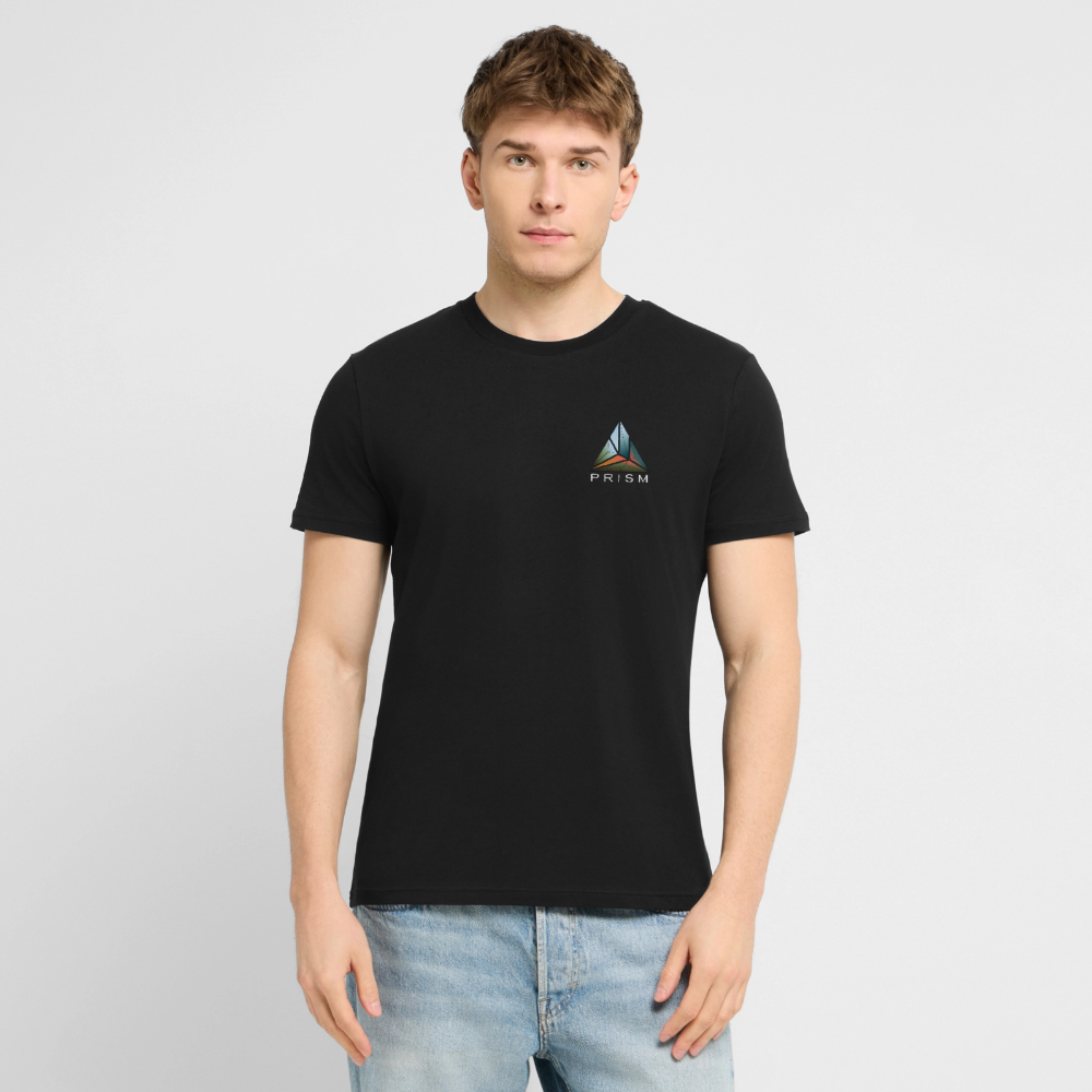 PRISM // WIND-VECTOR – Premium Bio-Shirt - Schwarz