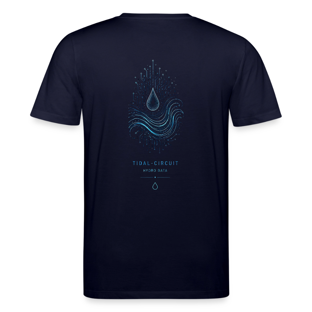 PRISM // TIDAL-CIRCUIT – Premium Bio-Shirt - Navy