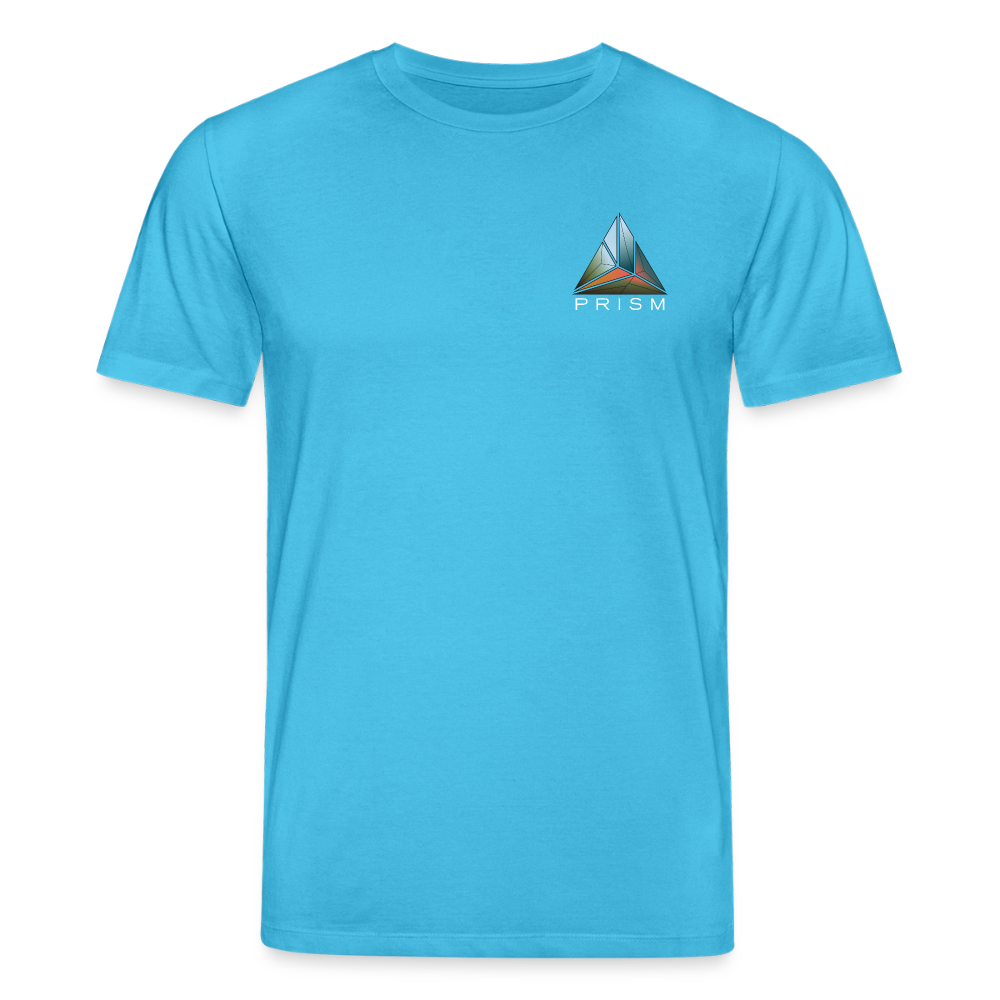 PRISM // TIDAL-CIRCUIT – Premium Bio-Shirt - Aquablau