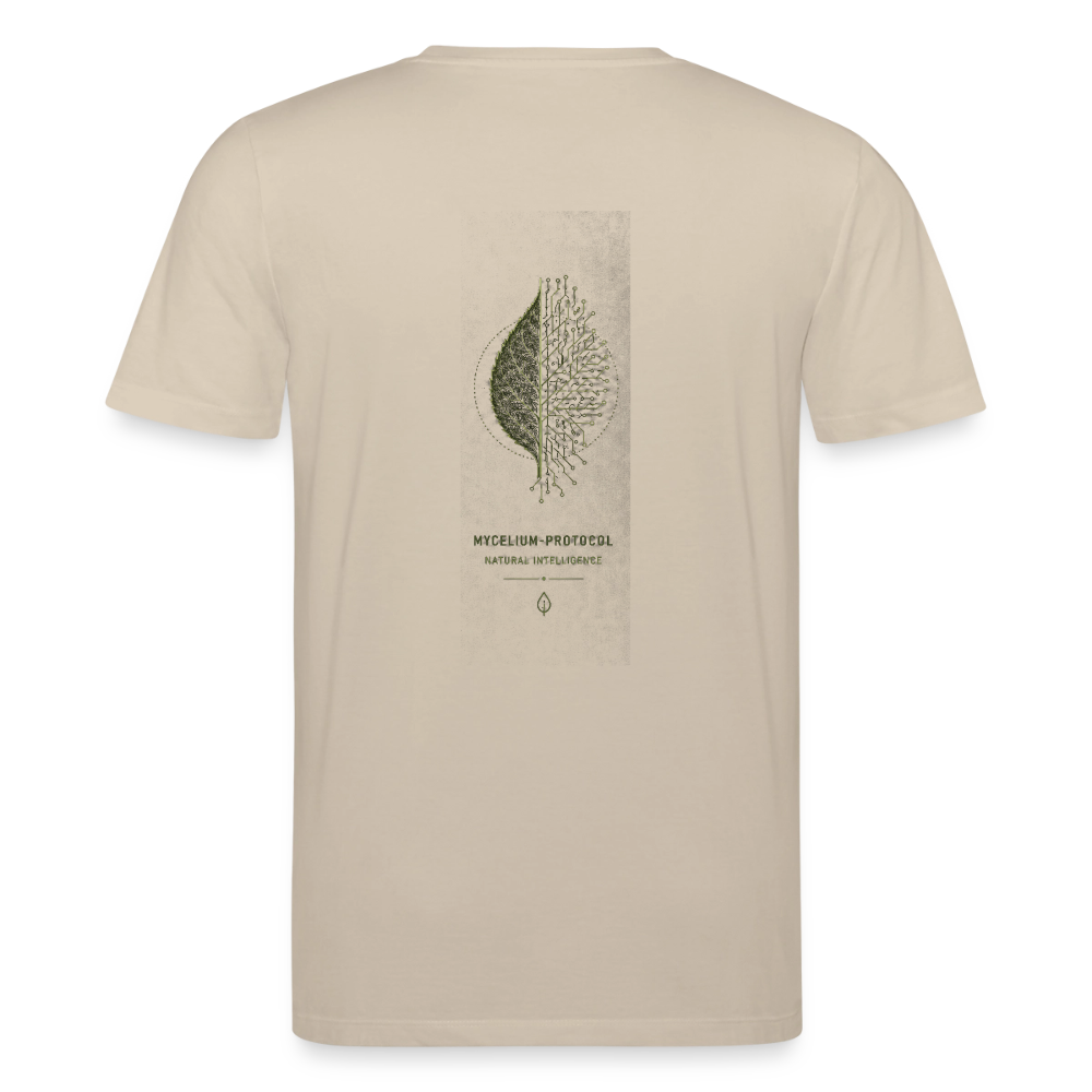 PRISM // MYCELIUM-PROTOCOL – Premium Bio-Shirt - Beige
