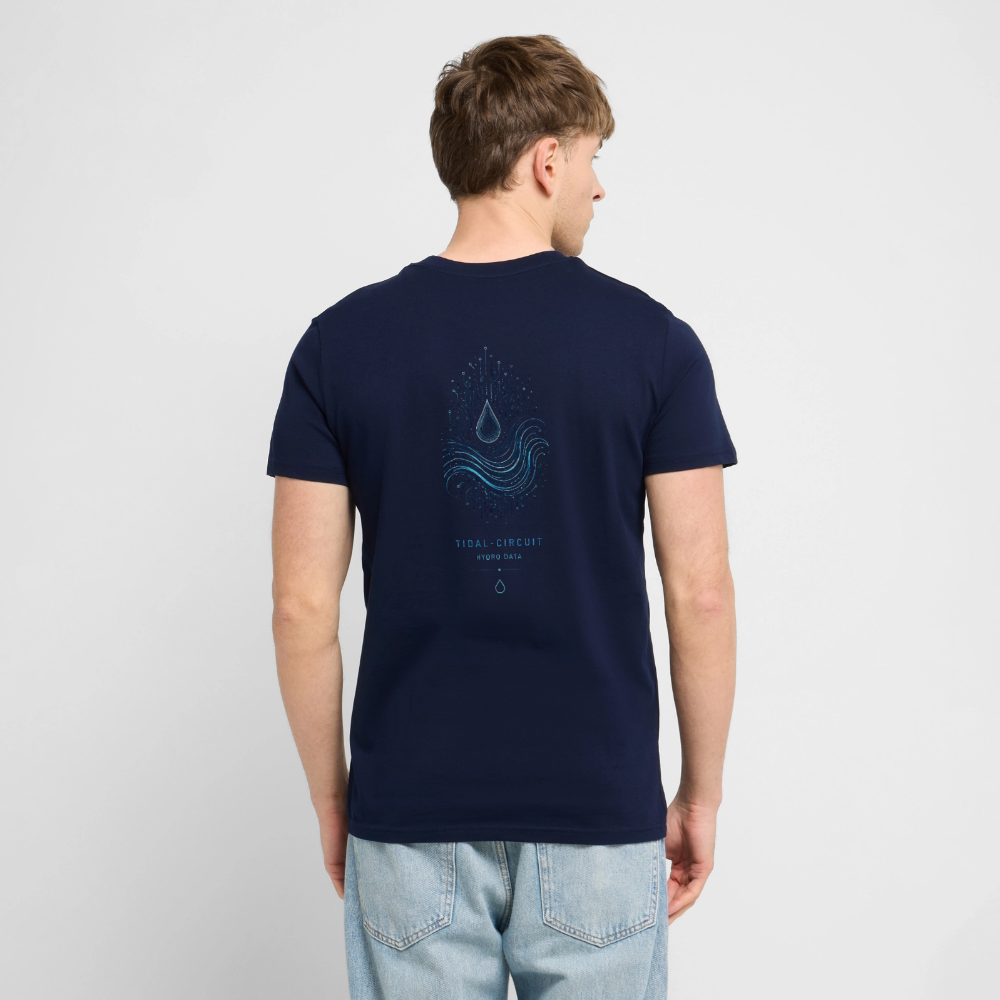 PRISM // TIDAL-CIRCUIT – Premium Bio-Shirt - Navy