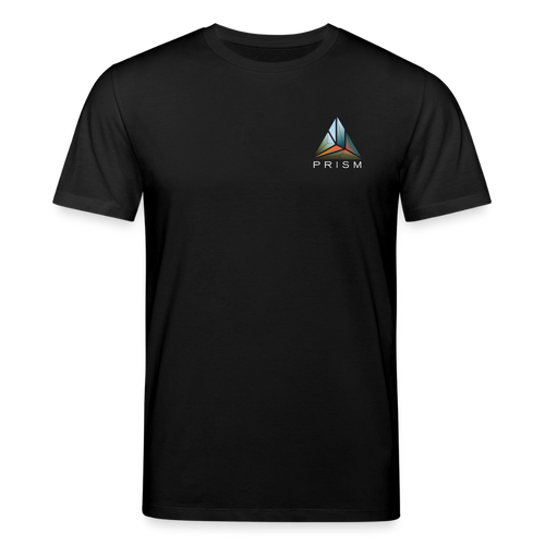 PRISM // CYAN-SHELL – Premium Bio-Shirt - Schwarz